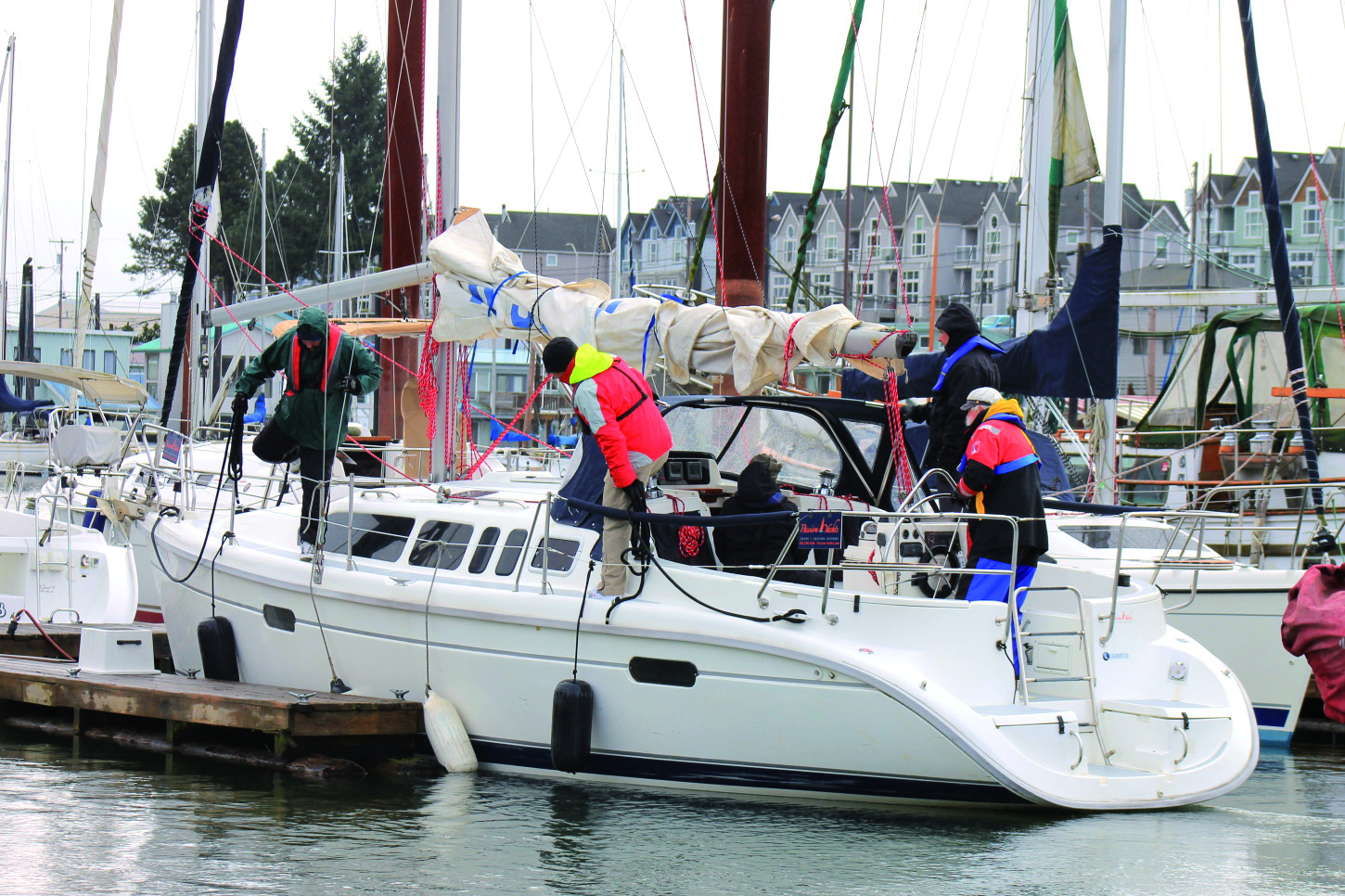 corso specializzazione vela - ormeggio e ancoraggio - lega navale santa marinella
